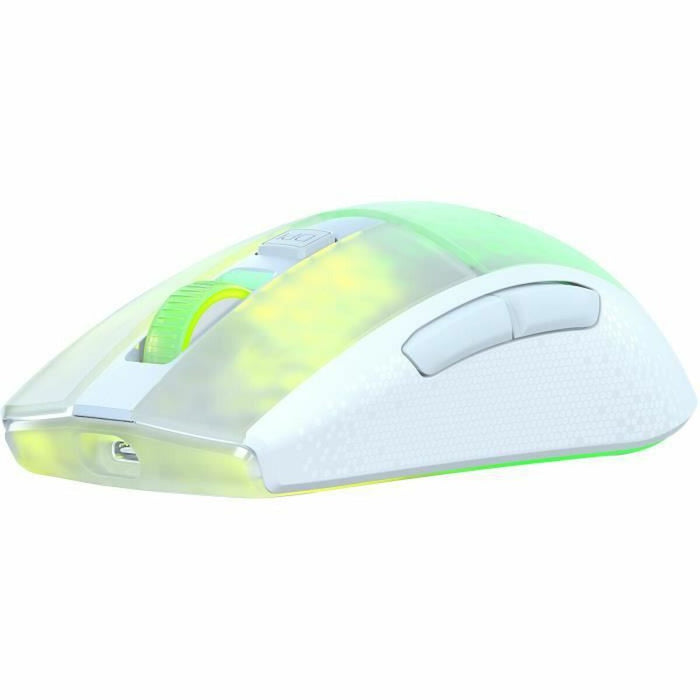 Mouse Roccat Burst Pro Air Bluetooth Alb Gaming Lumini LED