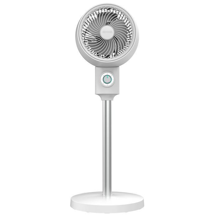 Ventilator cu picior Cecotec EnergySilence 900 Cyclone, 35 W, 3 trepte, 34 × 34 × 84 cm, alb