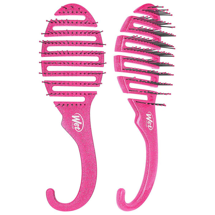 Atpainiojantis šepetys The Wet Brush Glitter Roz Duș