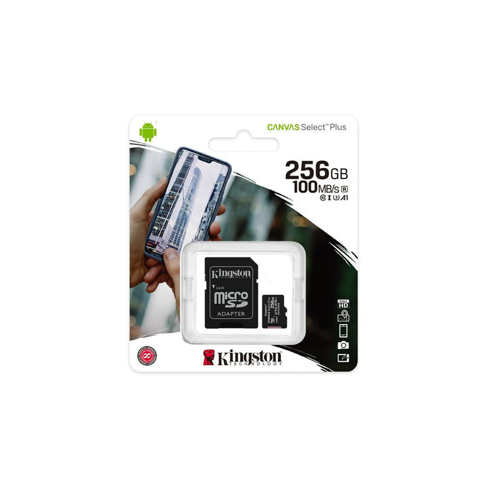Card de Memorie Micro SD cu Adaptor Kingston Canvas Select Plus 256 GB