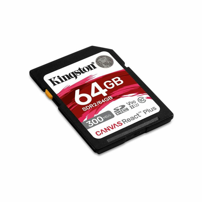 Card de Memorie Micro SD cu Adaptor Kingston SDR2/64GB 64 GB 8K Ultra HD SDXC UHS-II