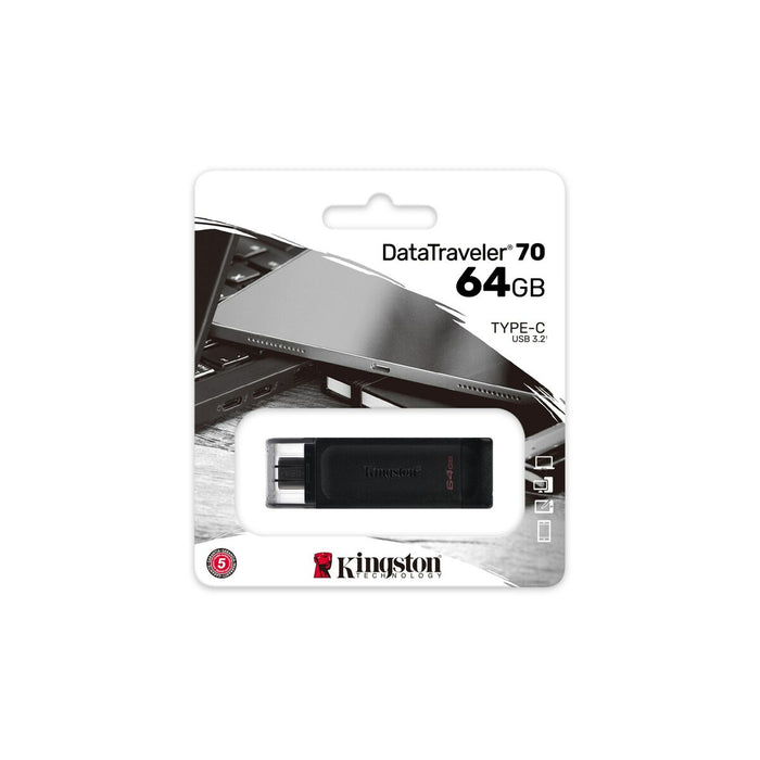 Memorie USB Kingston DT70/64GB Negru 64 GB