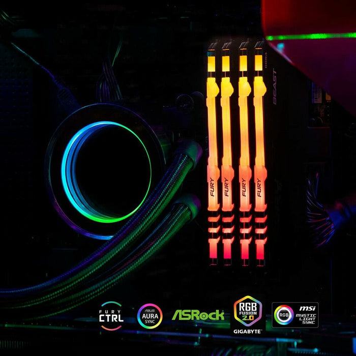 Memorie RAM RGB Kingston KF432C16BBAK2/32 CL16 32 GB