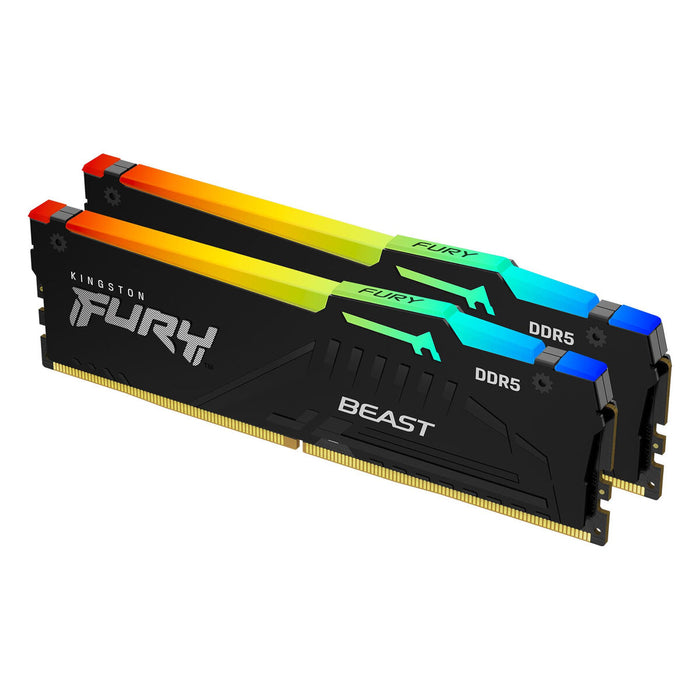 Memorie RAM Kingston FURY Beast RGB DDR5 CL36 32 GB