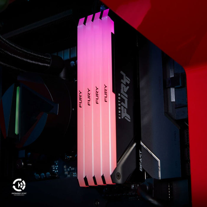 Memorie RAM Kingston Fury Beast DDR4 16 GB CL17