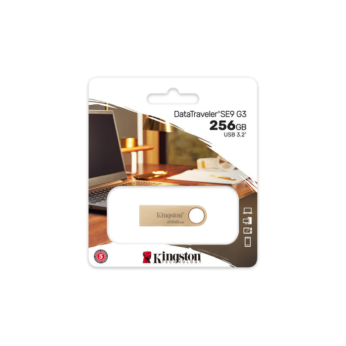 Memorie USB Kingston SE9 G3 Auriu* 256 GB