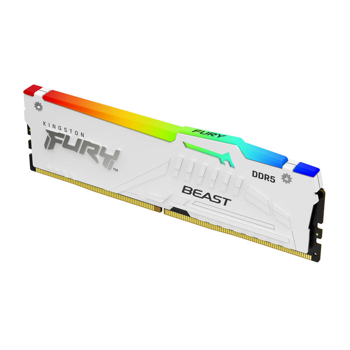 Memorie RAM Kingston FURY Beast White RGB  16 GB DDR5 cl34