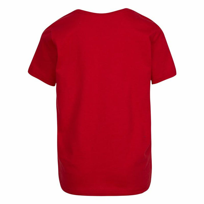 Tricou cu Mânecă Scurtă pentru Copii Nike Jordan Jumpamn Air EMB Roșu