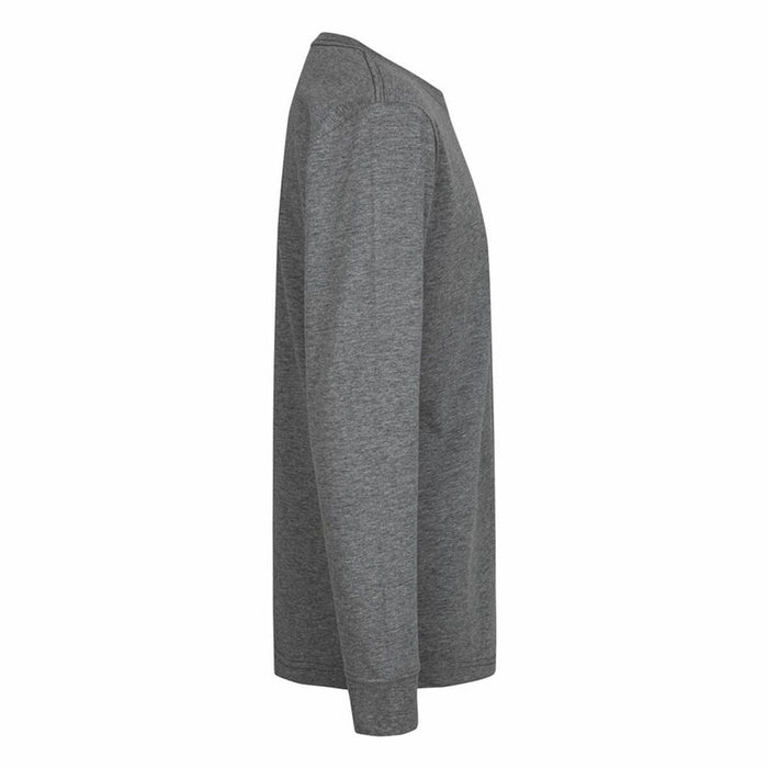 Tricou cu Mânecă Lungă pentru Copii Nike Air Emroidery Gri închis