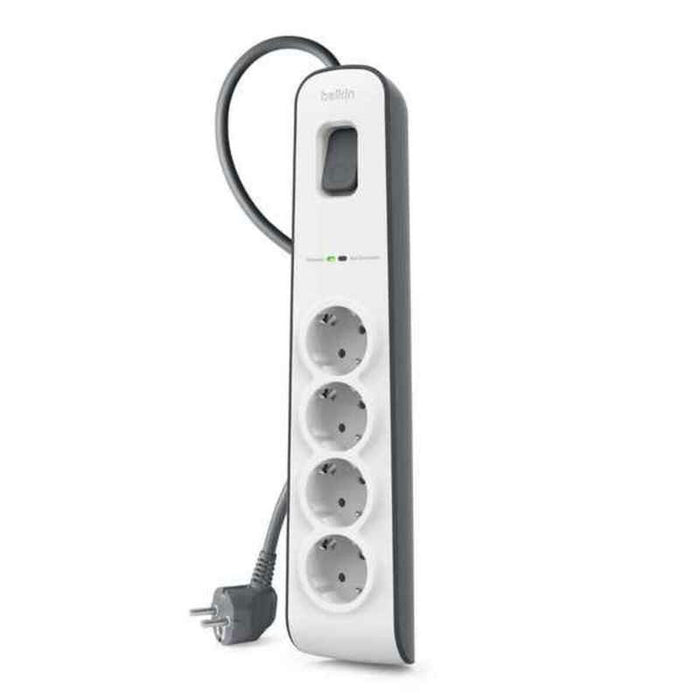 Placă de Circuit Prize  4 puncte de conectare cu întrerupător Belkin BSV400VF2M Alb
