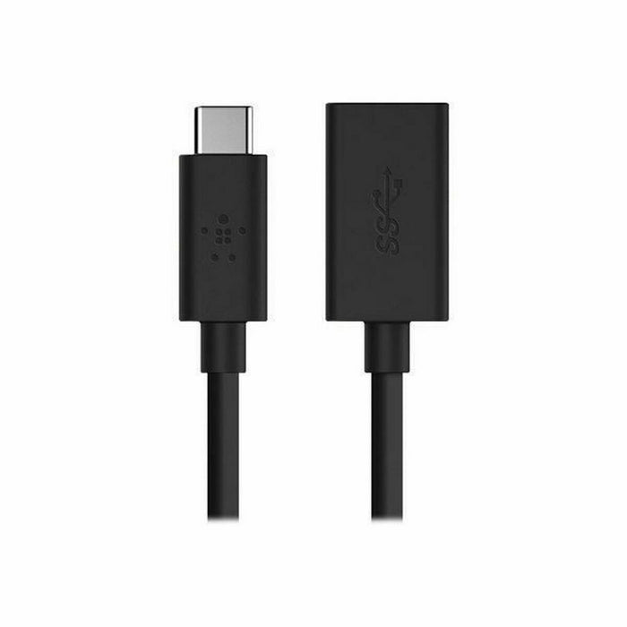 Cablu USB-C la USB Belkin F2CU036btBLK Negru 14 cm