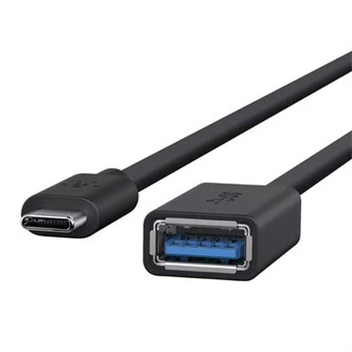 Cablu USB-C la USB Belkin F2CU036btBLK Negru 14 cm