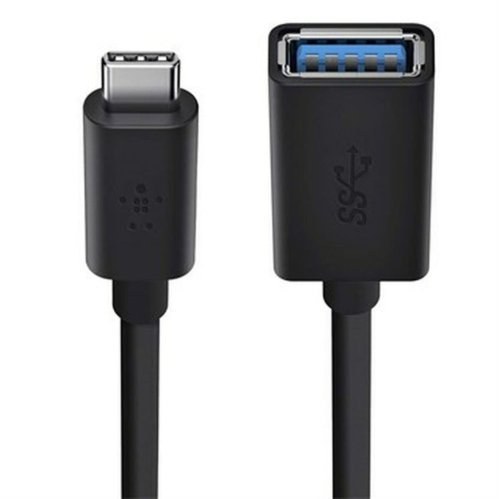 Cablu USB-C la USB Belkin F2CU036btBLK Negru 14 cm
