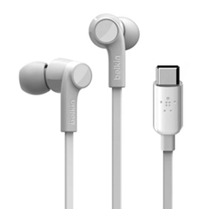 Căști cu Microfon Belkin G3H0002BTWHT Alb