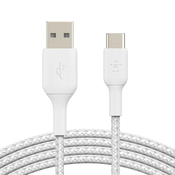 Cablu USB-C la USB Belkin CAB002BT3MWH Alb 3 m