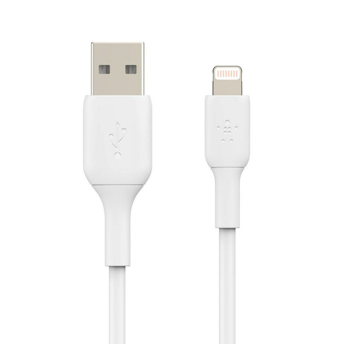 Cablu USB la Lightning Belkin CAA001BT0MWH Alb 15 cm