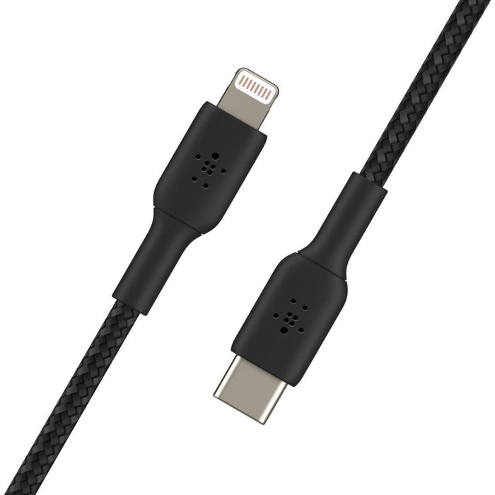 Cablu USB-C la Lightning Belkin CAA004BT2MBK 2 m Negru
