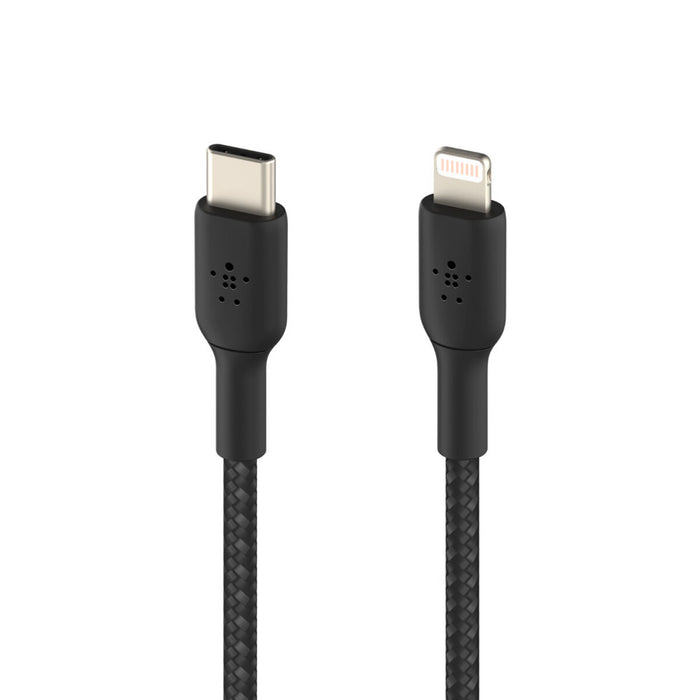 Cablu USB-C la Lightning Belkin CAA004BT2MBK 2 m Negru