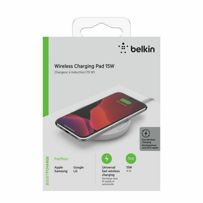 Încărcător fără fir cu suport pentru mobil Belkin WIA002VFWH 15W