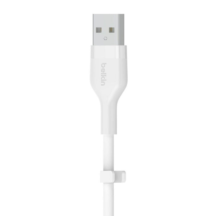 Cablu USB la Lightning Belkin CAA008BT2MWH Alb 2 m