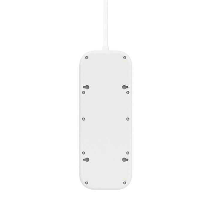 Placă de circuit Prize 6 Puncte de Conectare cu Întrerupător Belkin Connect SRB002VF2M Alb (2 m)