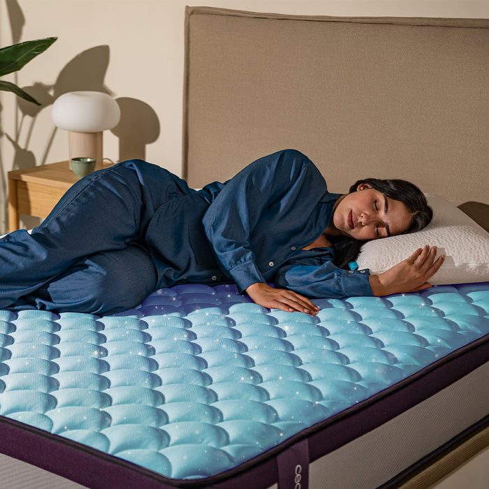 Saltea Cecotec Flow PureVital 3900, 135 × 200 cm, înălțime 25 cm, spumă cu memorie