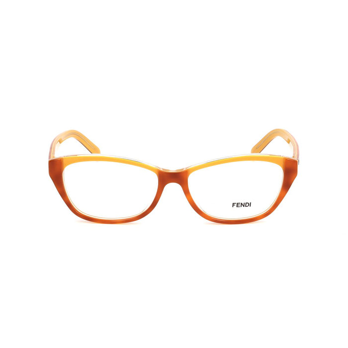 Ramă de Ochelari Damă Fendi FENDI-100-24 Galben Havana