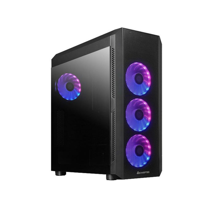 Unitate Semi-tower ATX Chieftec GL-04B-OP Negru Multicolor