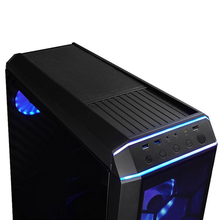 Unitate Semi-tower ATX Chieftec GP-03B-UC-OP Albastru Negru Roșu Verde