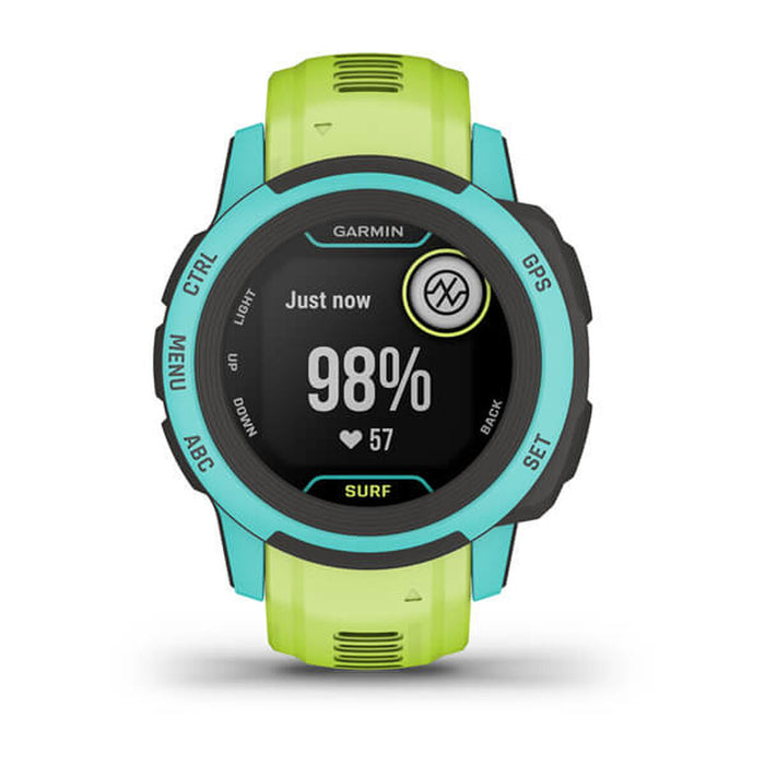 Smartwatch GARMIN Instinct 2S Surf Edition Lămâie verde 0,79" Verde 1,3" 40 mm