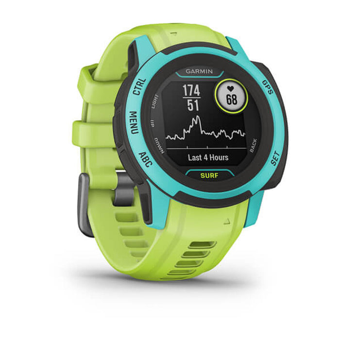 Smartwatch GARMIN Instinct 2S Surf Edition Lămâie verde 0,79" Verde 1,3" 40 mm