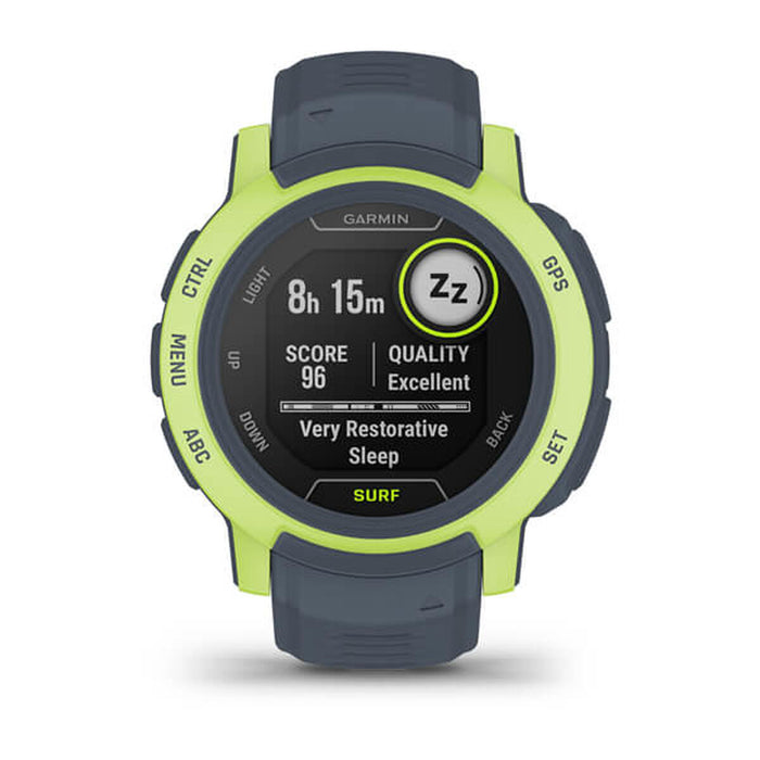 Smartwatch GARMIN Instinct 2 Surf Edition Lămâie verde 0,9" Gri Verde, gris