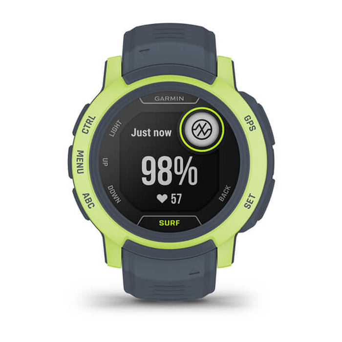 Smartwatch GARMIN Instinct 2 Surf Edition Lămâie verde 0,9" Gri Verde, gris