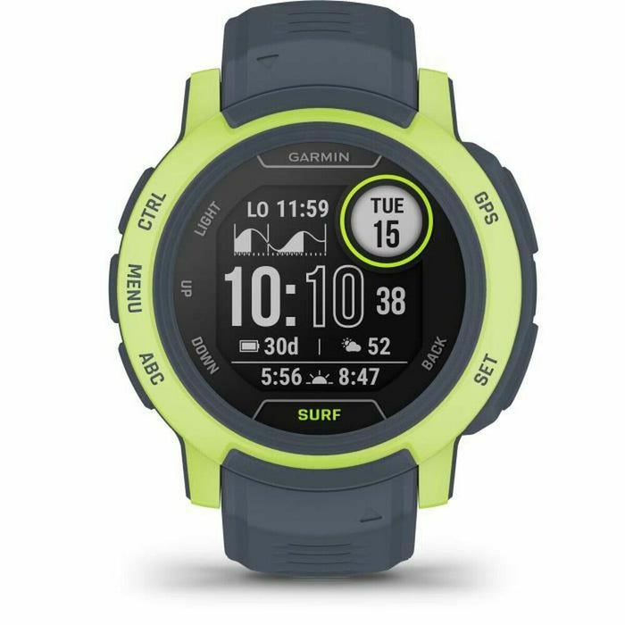 Smartwatch GARMIN Instinct 2 Surf Edition Lămâie verde 0,9" Gri Verde, gris