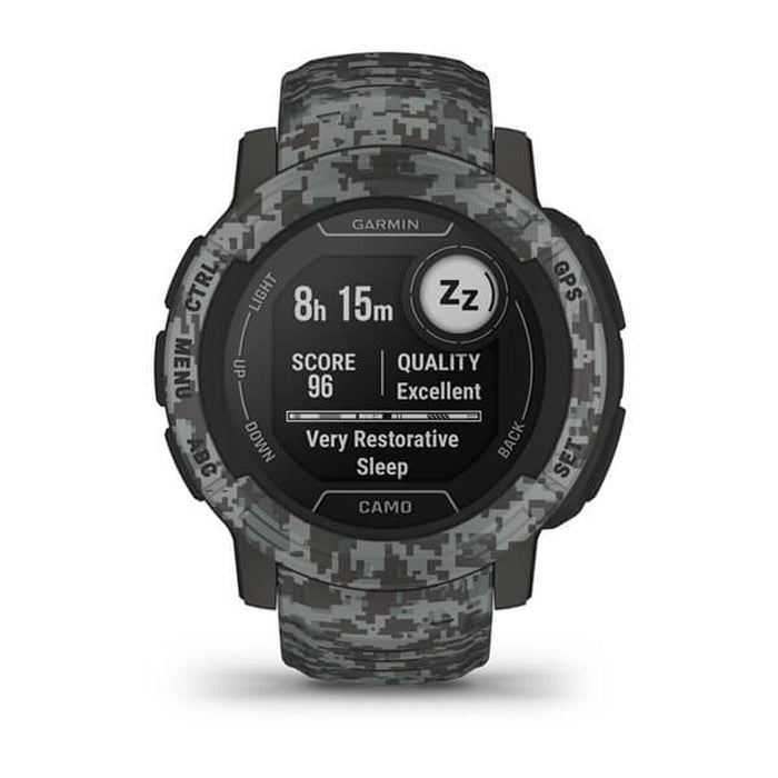 Smartwatch GARMIN Instinct 2 Camo Edition Gri închis 0,9" Negru Grafit