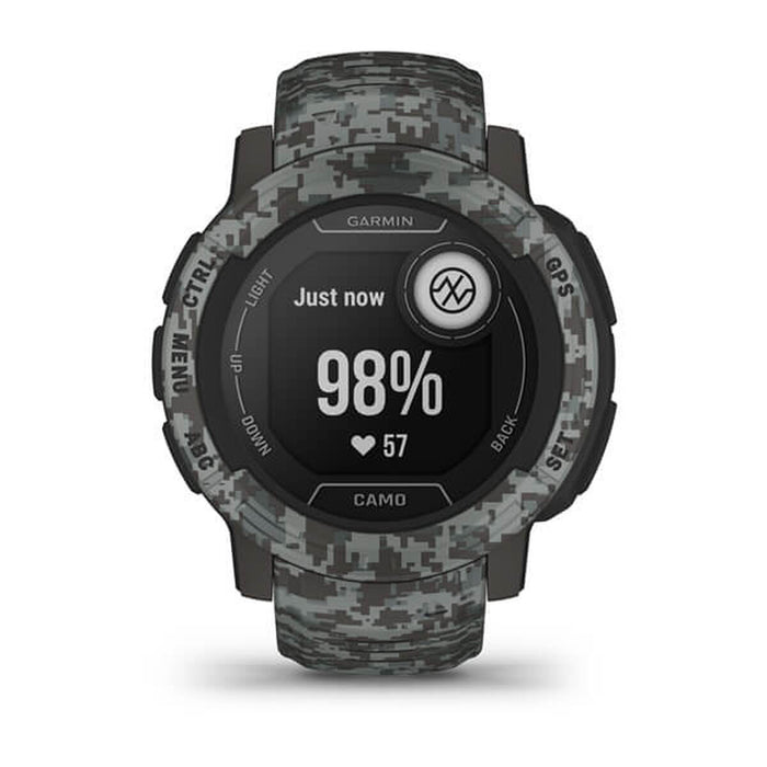 Smartwatch GARMIN Instinct 2 Camo Edition Gri închis 0,9" Negru Grafit