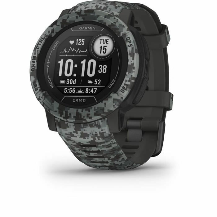 Smartwatch GARMIN Instinct 2 Camo Edition Gri închis 0,9" Negru Grafit