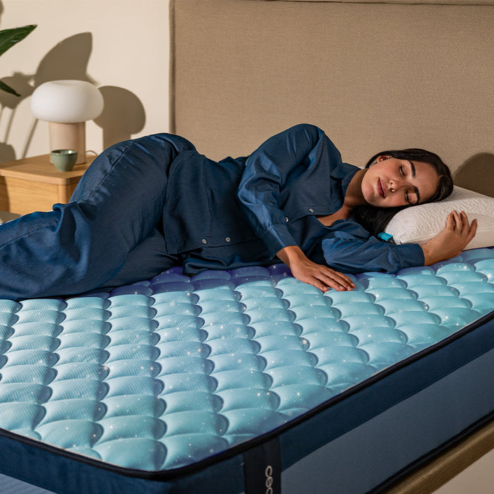 Saltea Cecotec Flow Purevital 3990, 150 × 200 cm, înălțime 25 cm, spumă cu memorie