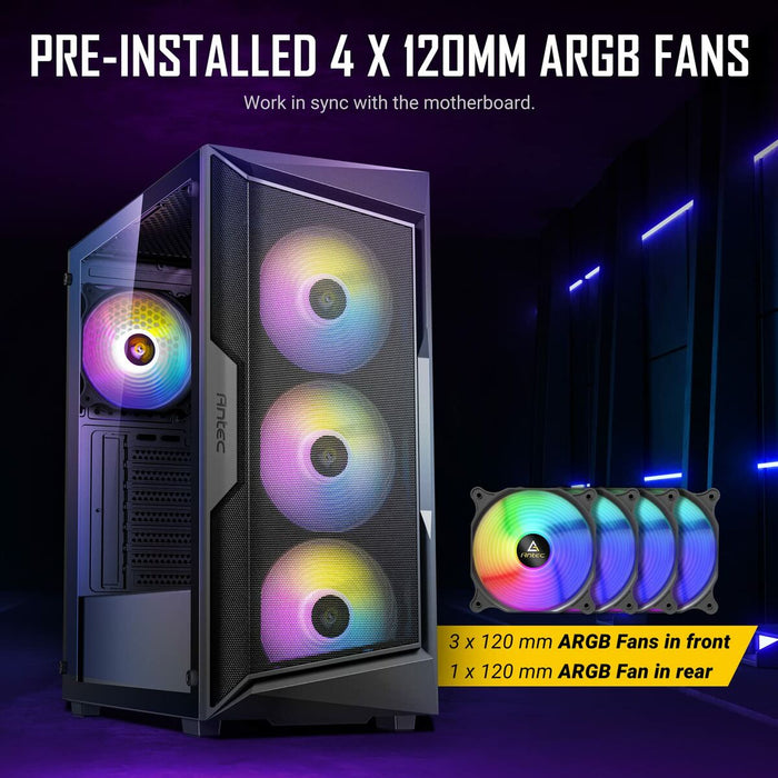 Unitate Semi-tower ATX Antec AX61 Elite Negru