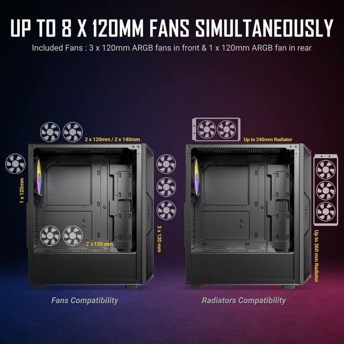 Unitate Semi-tower ATX Antec AX61 Elite Negru