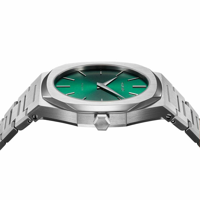 Ceas Bărbați D1 Milano SCARABEO Verde Argintiu (Ø 40 mm)