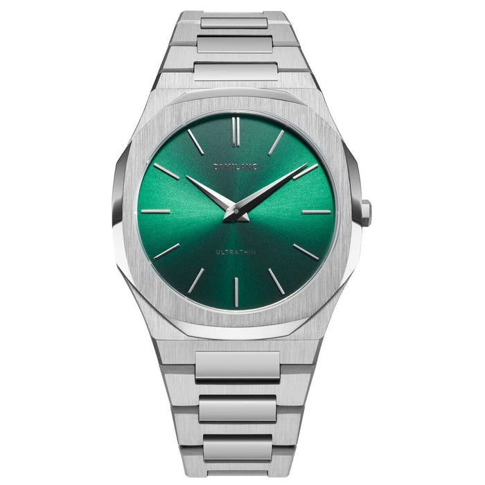 Ceas Bărbați D1 Milano SCARABEO Verde Argintiu (Ø 40 mm)