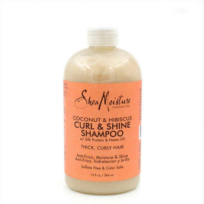 Șampon + Balsam Coconut & Hibiscus Shea Moisture Moisture Coconut (384 ml)