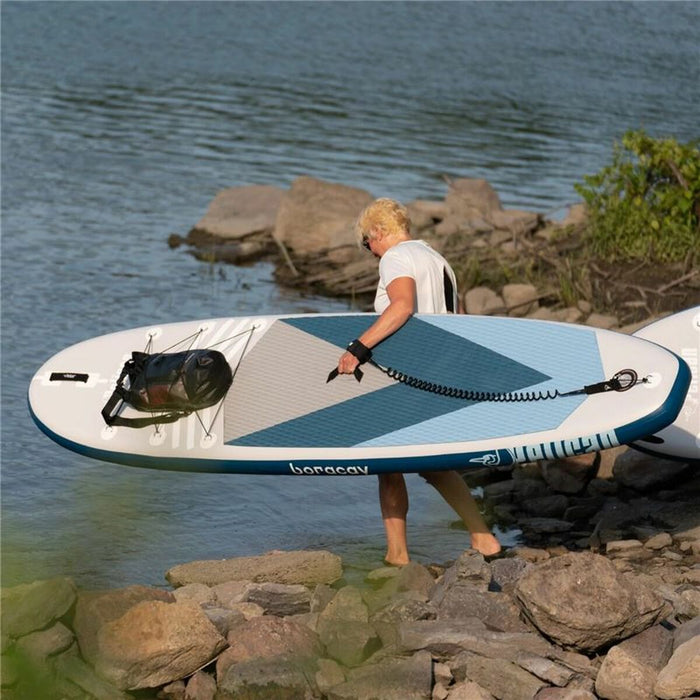 Placă gonflabilă de paddle surf cu accesorii BORACAY Albastru