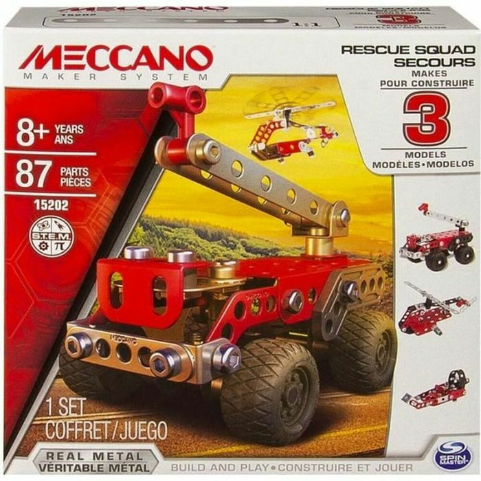 Playset Meccano 3 Model Set 87 Piese