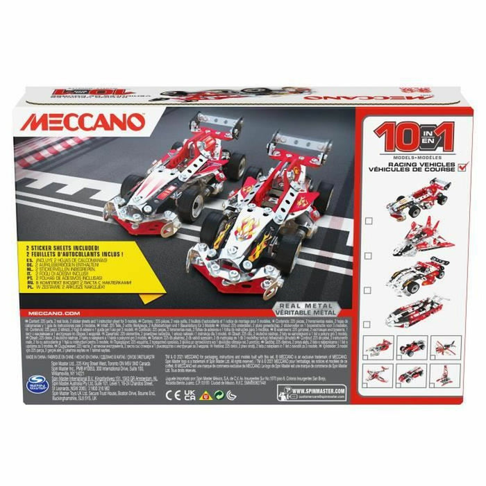 Set de Construcție Meccano Racing Vehicles 10 Models