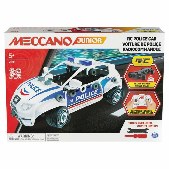 Vehicul Radio Control Meccano Junior STEM Vehicul Radio Control Mașină de poliție