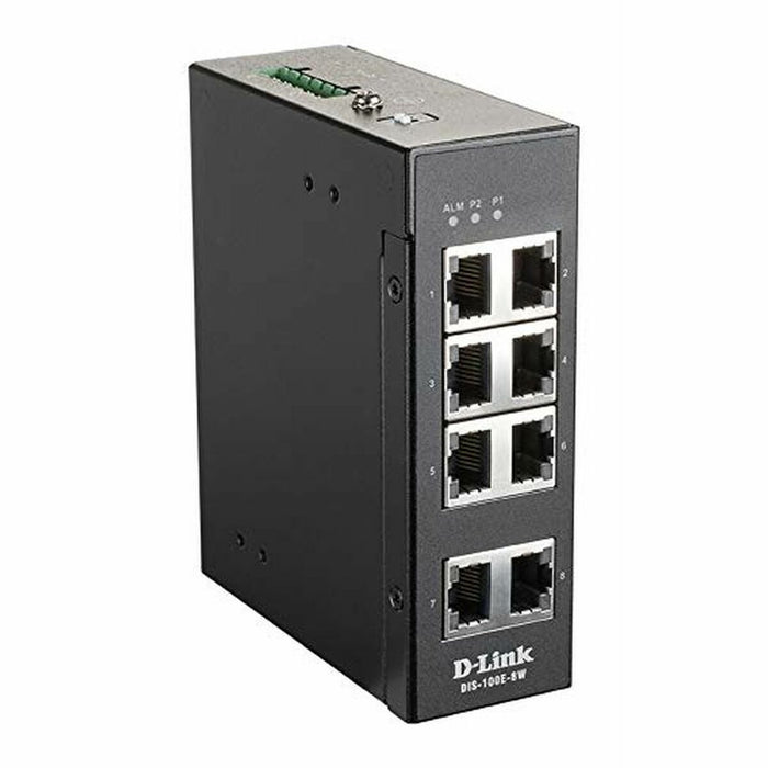 Switch de Dulap D-Link DIS-100E-8W RJ45 x 8 Negru