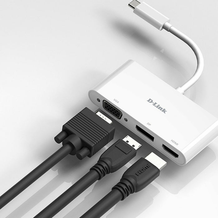 Hub USB D-Link DUB-V310 Alb