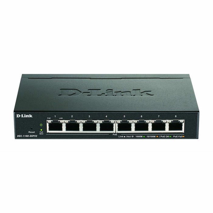 Switch D-Link DGS-1100-08PV2/E Negru